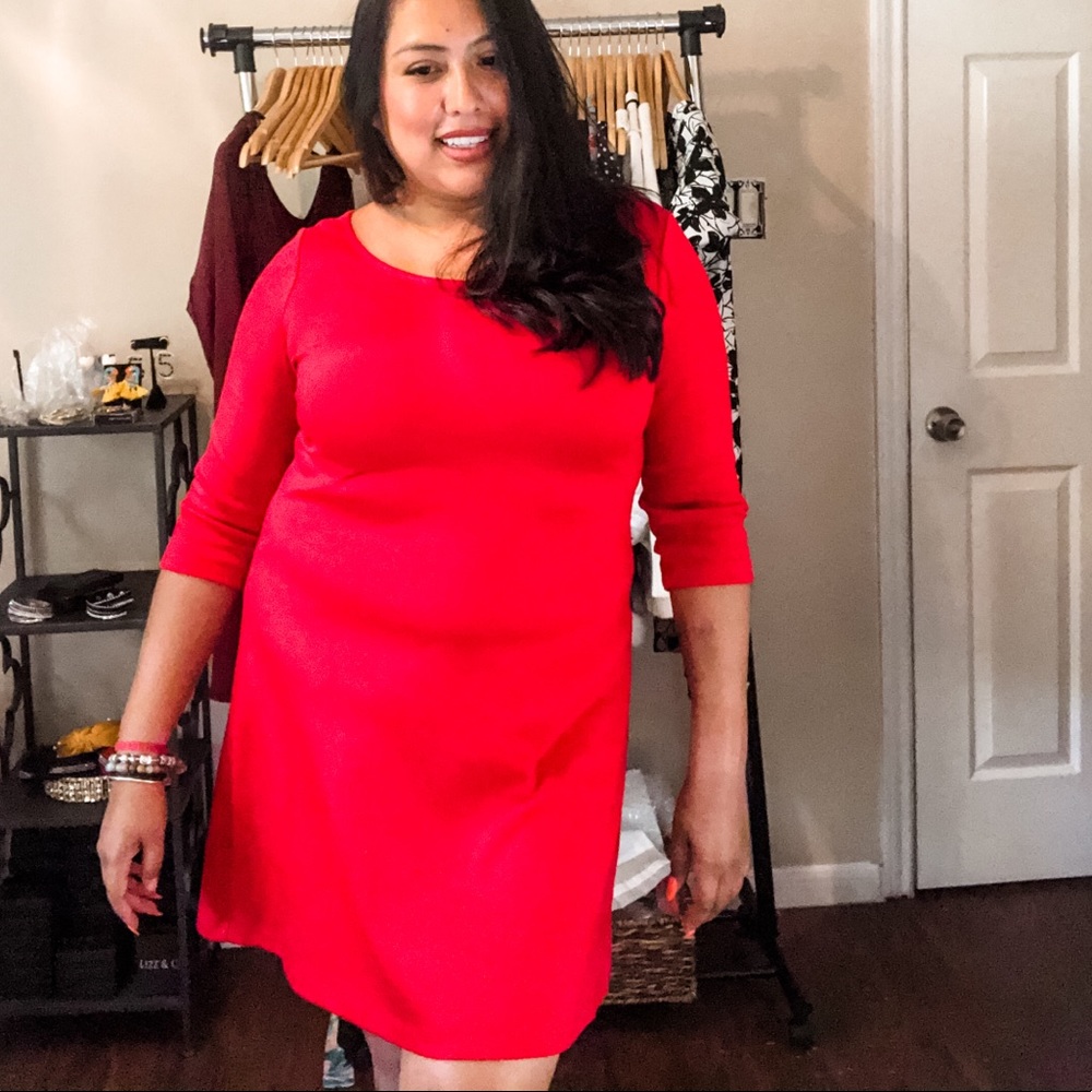 Red dress